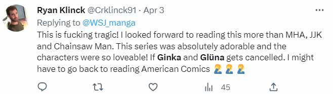 Ginka & Gluna Manga Ends