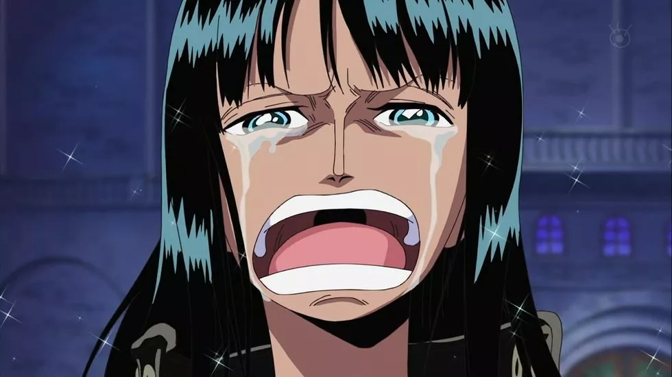 Robin crying one piece