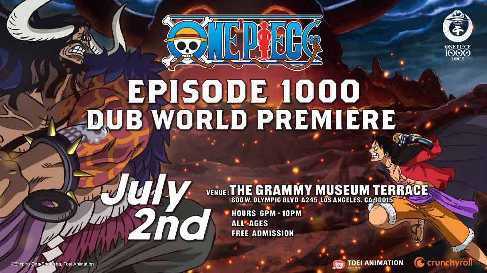 One Piece Episode 1000 World Premiere