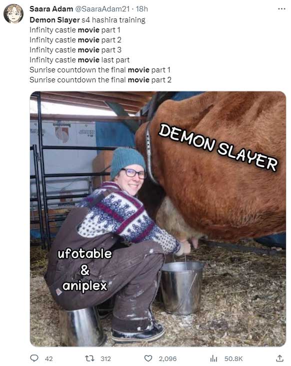 Ufotable milking Demon Slayer franchise