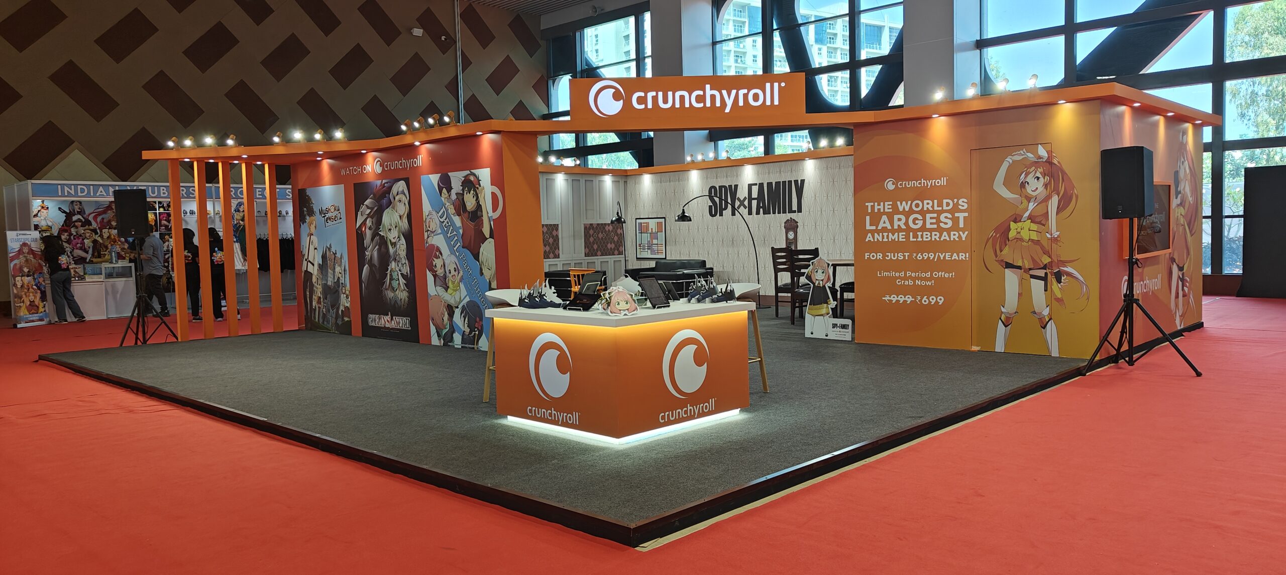 Crunchyroll Bengaluru Comic Con Booth 3 scaled