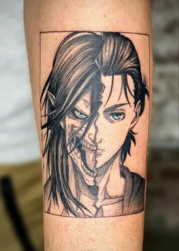 Eren Jaeger Titan Tattoo