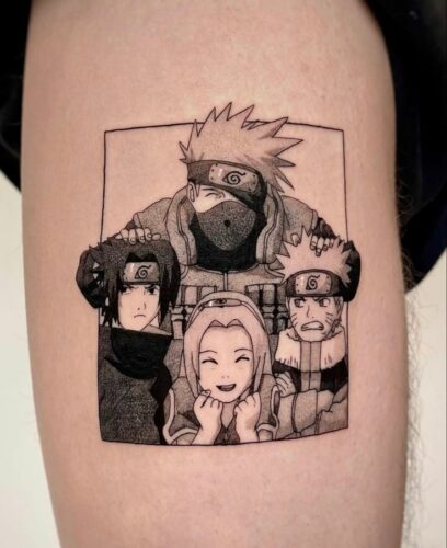 Naruto Team 7 Tattoo