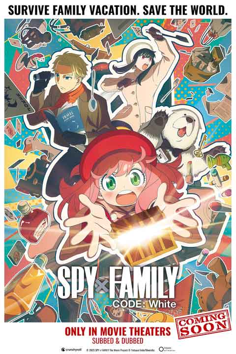 SPY x FAMILY CODE: White worldwide release poster
