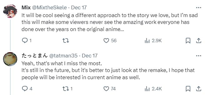 Tweet de l'animateur de One Piece