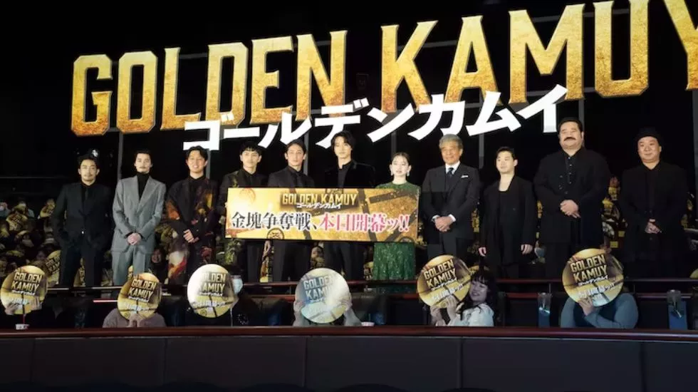 Golden Kamuy live action film stage greeting