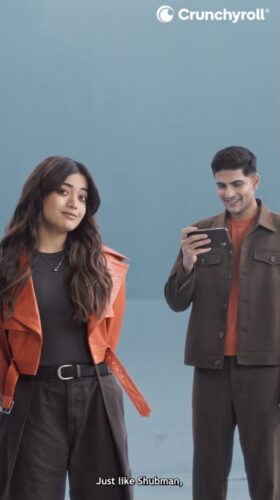 Rashmika Mandanna
& Shubman gill For Crunchyroll Read to Anime? Ad