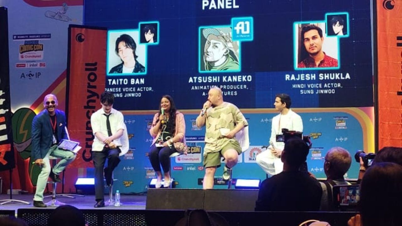 Atsushi Kaneko, Taito Ban and Rajesh Shukla at Mumbai  Comic Con 2026