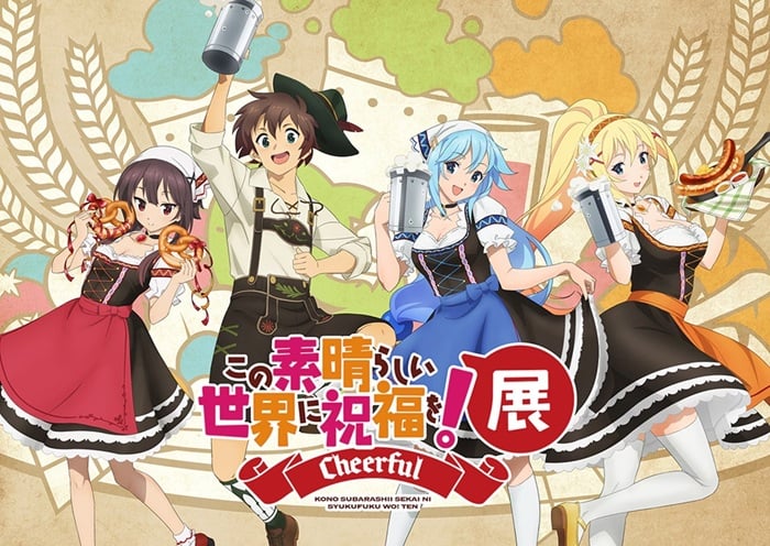 Konosuba 10th anniversary exhibition visual