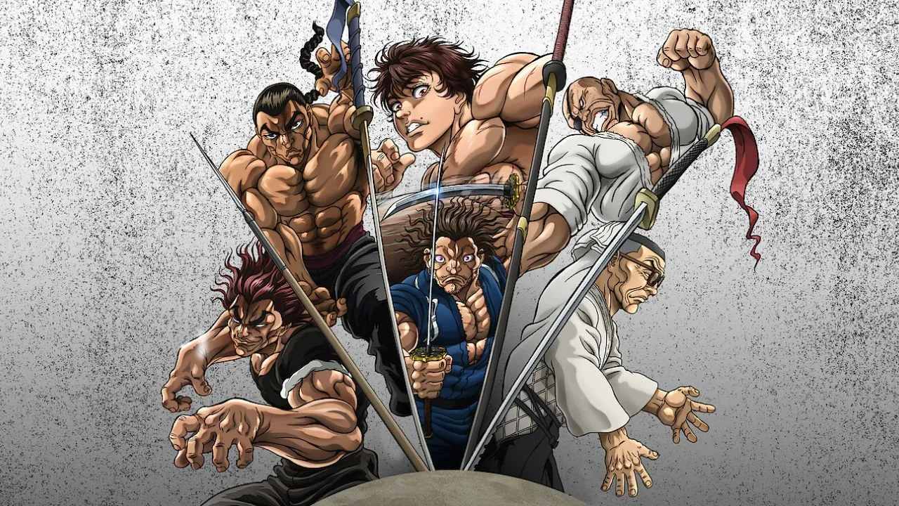 Visual from Baki Dou anime streaming on Netflix