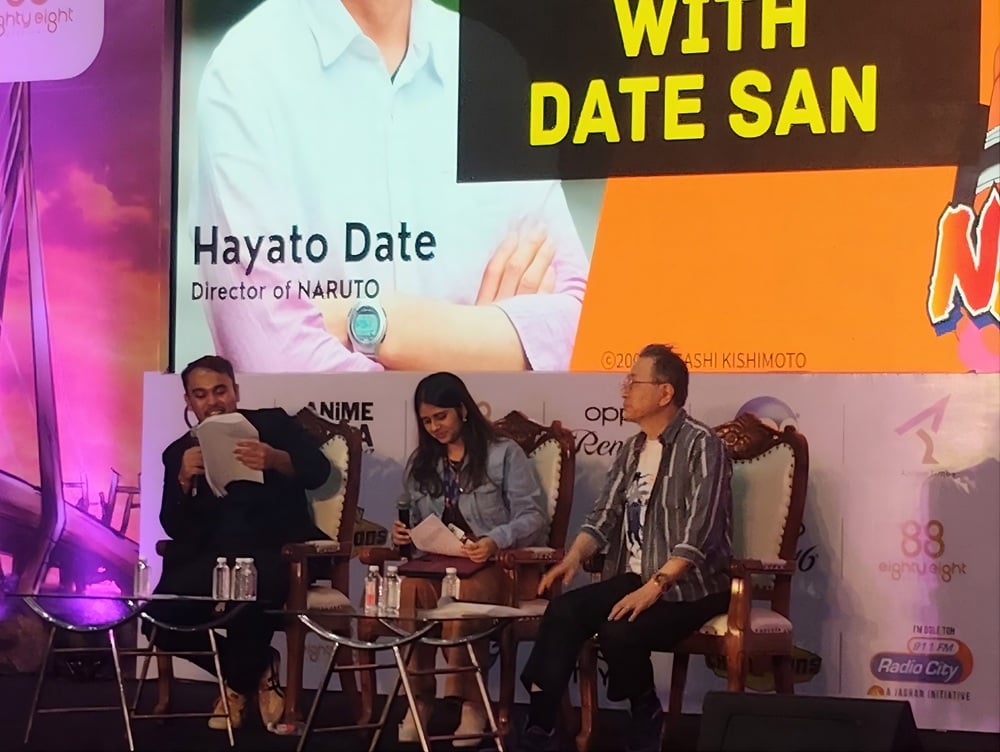 Naruto Director Hayato Date at Anime India Mumbai